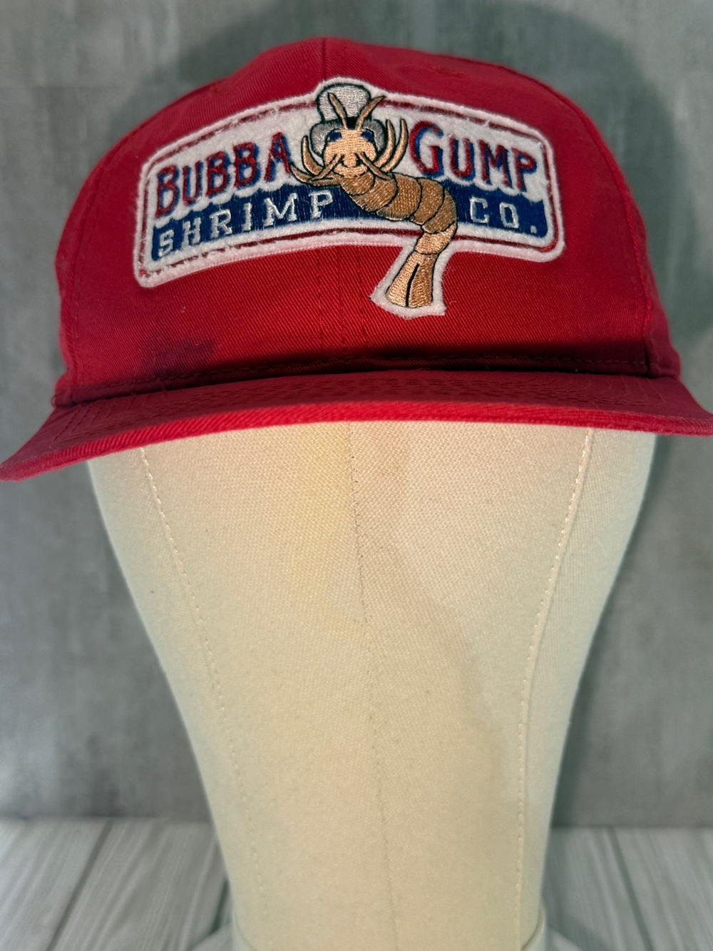 Bubba Gump Shrimp Co Forrest Gump Red Snapback Hat Vintage Style OTTO Cap